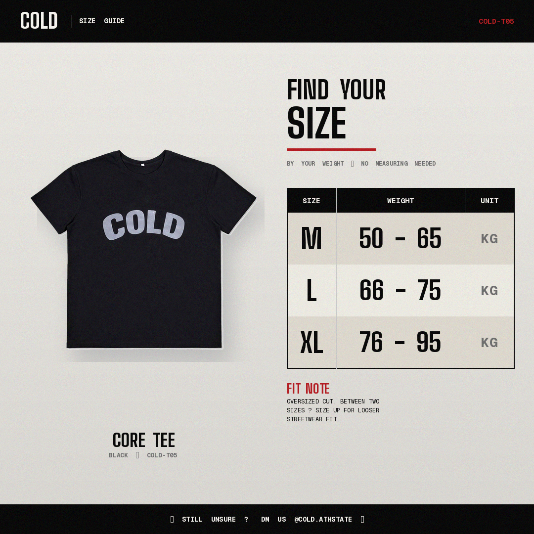 The T-Shirt Bundle — Athletic State + COLD Arch